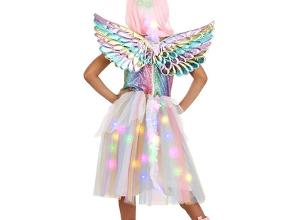 Girls Princess Unicorn Fancy Dress Costume 7-8 Years Halloween Forever Young
