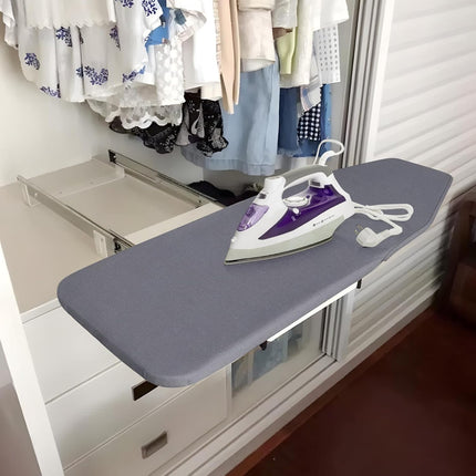 Folding Ironing Board 180 Rotatable Pull Out Space Saving 82x30cm Nisorpa