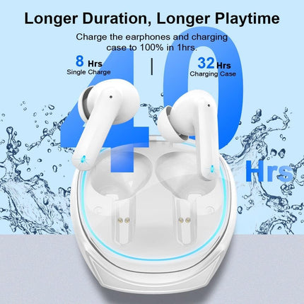 Wireless Earbuds Bluetooth 5.3 40H Playtime Noise Cancelling Mic Gaming