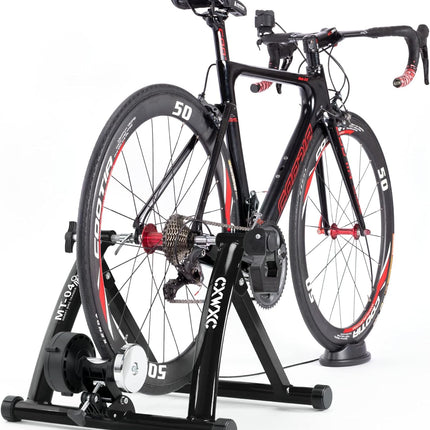 CXWXC Turbo Bike Trainer Stand 26–29"/700C, Foldable with Quick Release