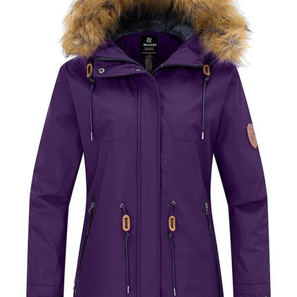 Womens Jacket Waterproof Winter Coat Ski Snowboarding Size L Wantdo