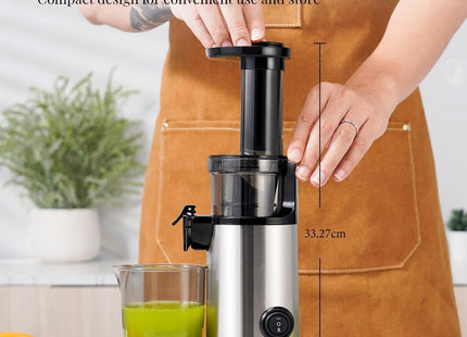 Cold Press Juicer Slow Masticating High Yield Easy Clean 600ml KIDISLE