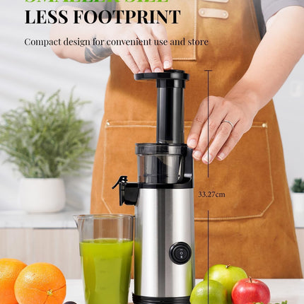 Cold Press Juicer Slow Masticating High Yield Easy Clean 600ml KIDISLE