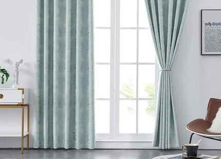 16/19mm Dia 120-210cm Extendable Curtain Pole Set, White, Ball Finials 48-84inch