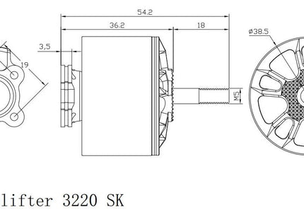 Xnova CineLifter Line SK 3220 Brushless Motors