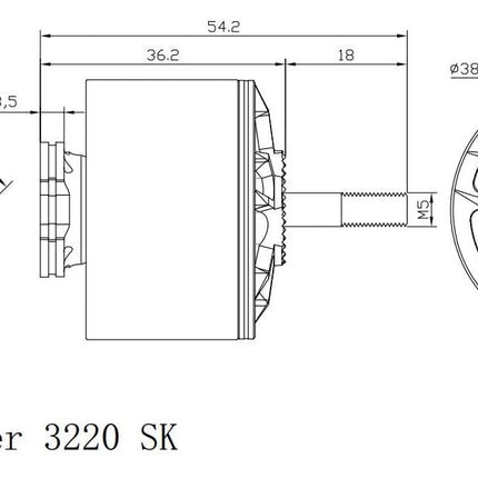 Xnova CineLifter Line SK 3220 Brushless Motors
