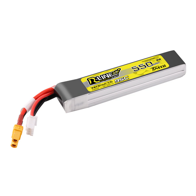 Tattu R-Line 550mAh 7.4V 2S1P 95C Lipo Battery