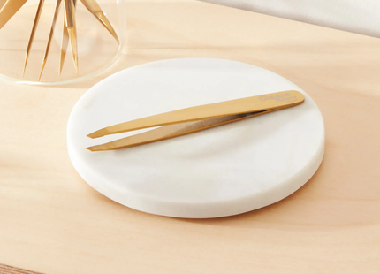 Gold Angled Brow Tweezers