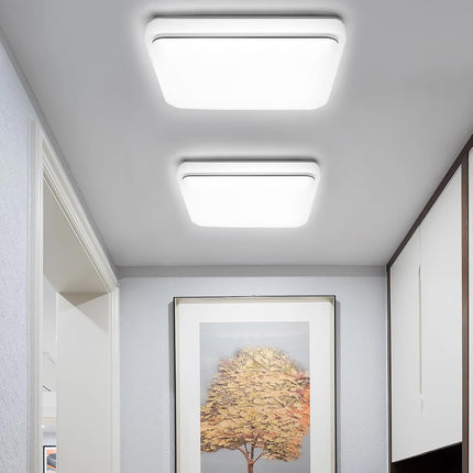 72W Modern 48cm LED Ceiling Light Square 6000K Daylight Flush Mount Lamp