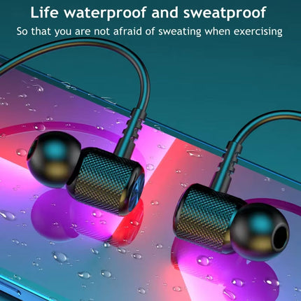 Wireless Headset Bluetooth Headset Hearing Aid Magnetic Extra Long Standby Neck Strap Suspension Sports Headset with Microphone