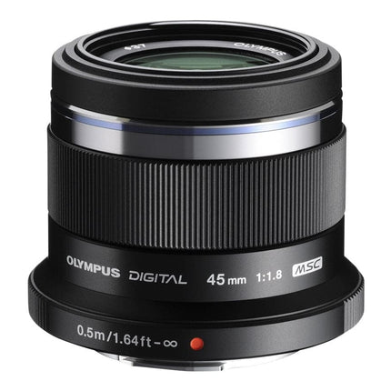 Olympus M.Zuiko Digital 45mm f/1.8 Standard Prime Lens - Black