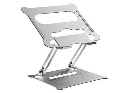 ProperAV Aluminium Construction Fully Adjustable Laptop or Tablet Stand - Silver