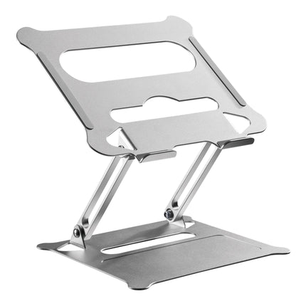 ProperAV Aluminium Construction Fully Adjustable Laptop or Tablet Stand - Silver