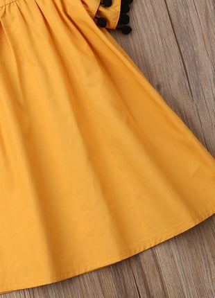 Children Newborn Clothing Sleeveless Kids Girls Dress