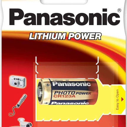 1x Panasonic CR123a