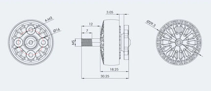 ITS 2306.5 - 1750KV Motor By T-Motor