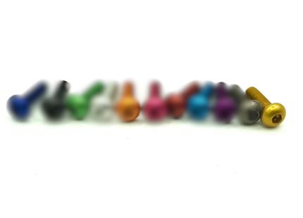 10pc M3x20 7075 Aluminium Button Head Bolts – Hex Socket, Full Thread