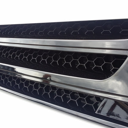 For VW T5.1 Transporter Van Front Styling Gloss Black Package (3pcs) Painted and Ready to Fit