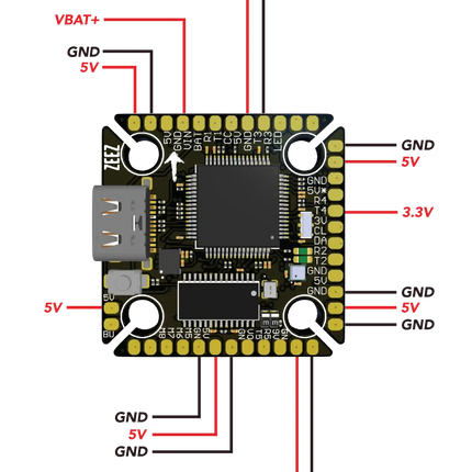Zeez F7 2020 Betaflight Flight Controller V3 [SL4]