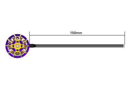 Flywoo ROBO 1202.5 11500kv FPV Motor Gold/Purple