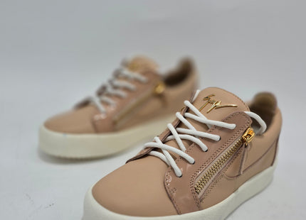 Giuseppe Zanotti May Leather Trainers Shell Pink Women's UK 3 (EU 36) Sneakers