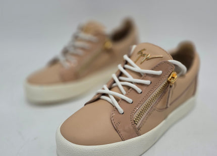 Giuseppe Zanotti May Leather Trainers Shell Pink Women's UK 3 (EU 36) Sneakers