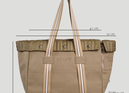 Lily Carrier Bag | Taupe