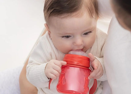 Mooma Kindy Learner Bottle 200ml - Red