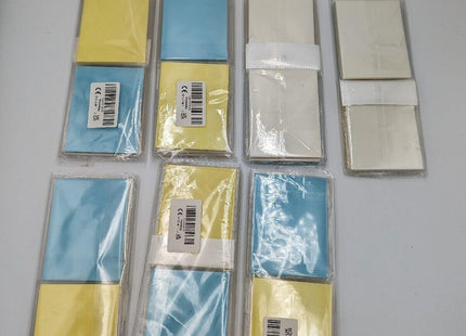 Transparent Sticky Notes 600 Sheets Blue Yellow Clear 95x70mm Removable Yizemay