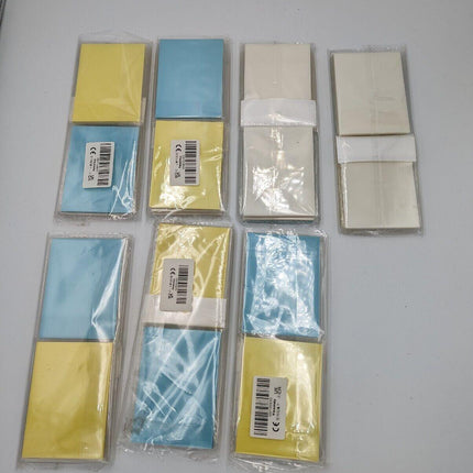 Transparent Sticky Notes 2100 Sheets Blue Yellow Clear 95x70mm Removable