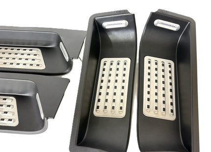 For VW T5/T5.1 Caravelle Style Full Step (Set of 4) with Transporter LED Logo Lights | Van-X
