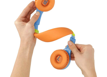 Hama Kids Guard On-Ear Wired Headphones, Blue/Orange