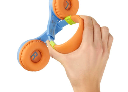 Hama Kids Guard On-Ear Wired Headphones, Blue/Orange