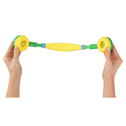 Hama Kids Guard On-Ear Flexible Wired Headphones, Green/Yellow