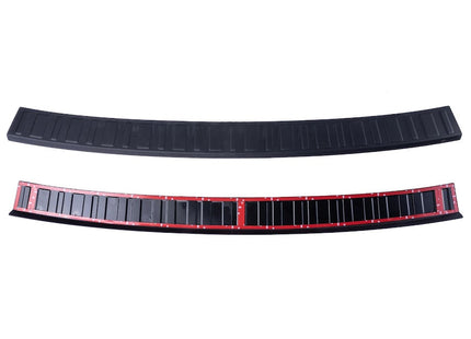 For VW T6 Transporter Multivan Rear Tailgate Bumper Protector – Black Plastic | Van-X