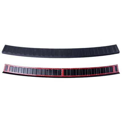 For VW T6 Transporter Multivan Rear Tailgate Bumper Protector – Black Plastic | Van-X