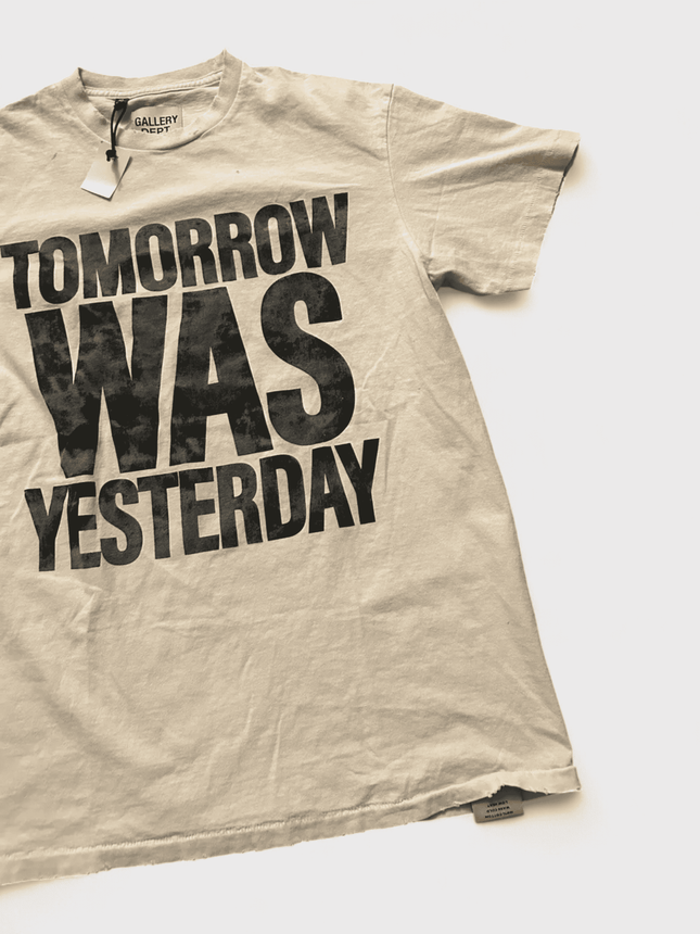 Yesterday Was Tomorrow Tee Archival White