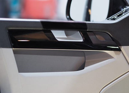 For VW T6 Transporter Comfort Door Card Trim - Gloss Black – Painted Interior Styling Upgrade, Ready to Fit | Van-X