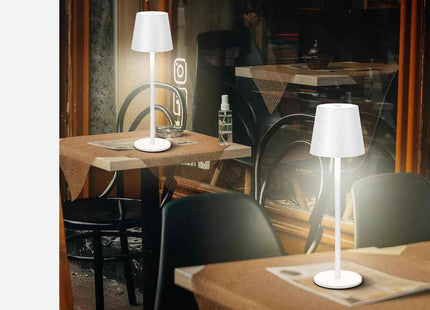 Cordless LED Table Lamp Rechargeable Desk Light IP54 Touch Dimmable White 2 Pack