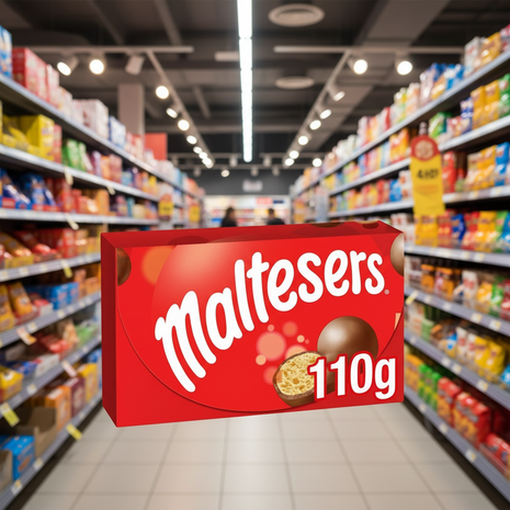 16 x Maltesers Milk Chocolate & Honeycomb Gift Box Of Chocolates 110G