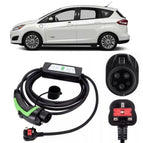Type 1 to 3 Pin Charging Cable / 10M / 6amp – 12amp Adjustable (2.3kW)