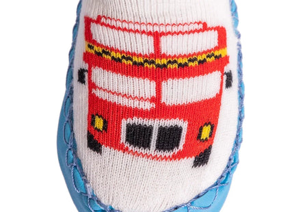 Minissa Bus Print Slipper Baby Socks