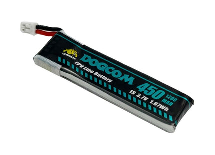 DogCom 1S 450mAh 120C HV PH2.0 LiPo Battery