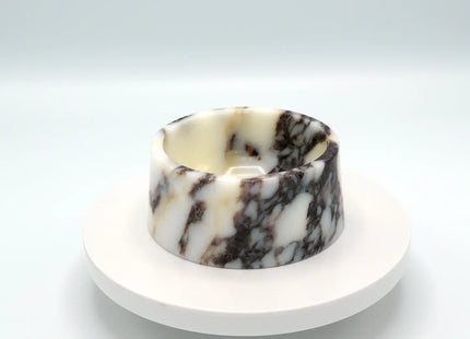 Calacatta Viola Marble Dog Bowl