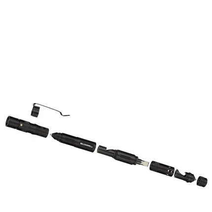 9-in-1 Multi-Function Writing Pen with LED Torch Screwdriver Whistle Great Gift