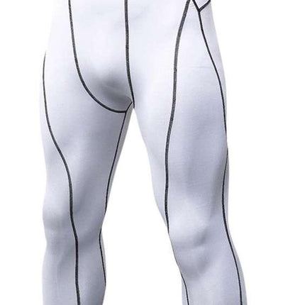 Men's 3/4 Compression Sports Leggings - Flexible Running Tights