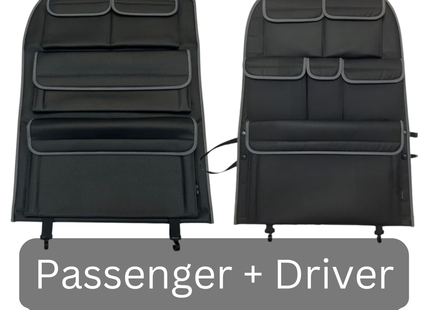 For VW Crafter New Shape Seat Organiser Bundle – Black Durable Storage Solution | Van-X