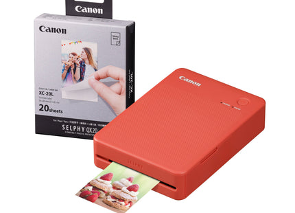Canon Selphy QX20 Instant Photo Printer - Terracotta Red
