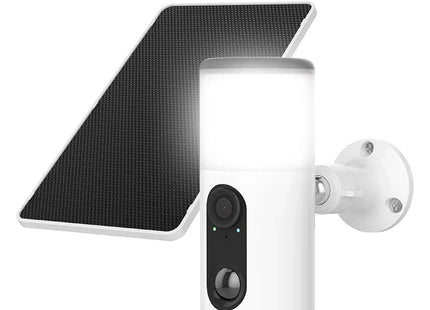 2K Solar Floodlight Wifi Camera Two Way Audio , Night Vision Outdoor Wireless, Waterproof