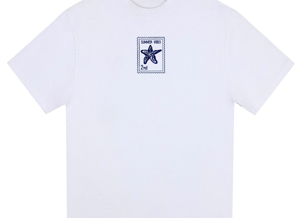 Sea Star - Summer Vibes 2nd - Unisex Oversized T-Shirt - White